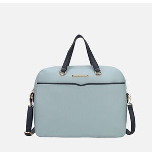 Elegant Blue laptop shoulder messenger bag.